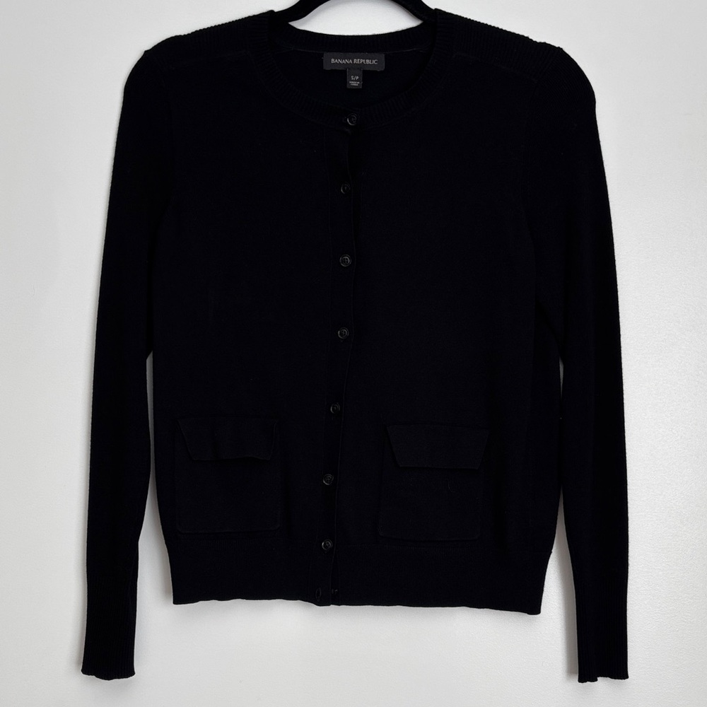 Banana Republic Women's Classic Black Cardigan